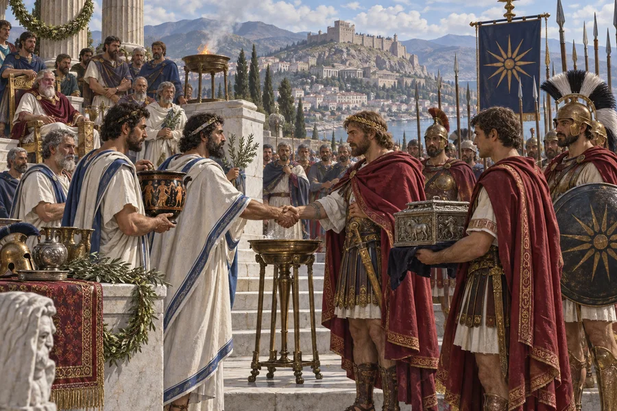 Oaths with an allied city