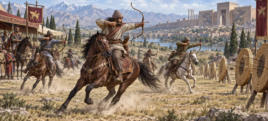 Horse archers of the eastern plain