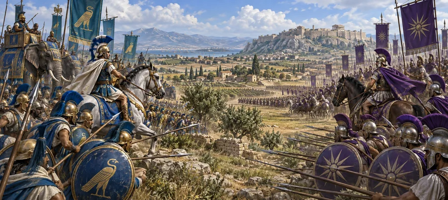 Two diadems, one kingdom