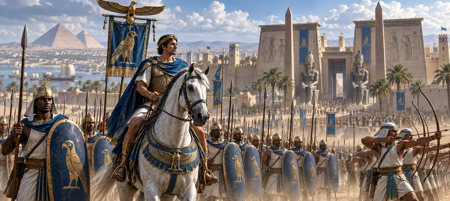 The banners of Egypt