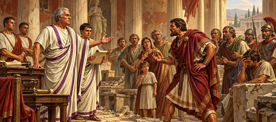 The Senate in uproar
