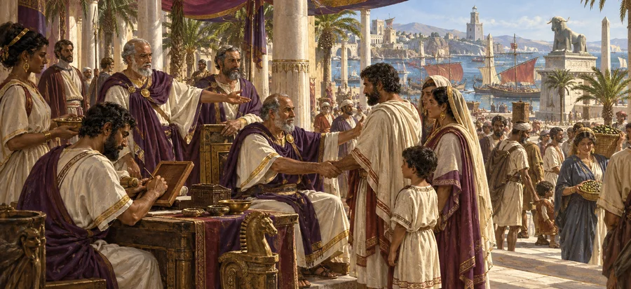The council in session