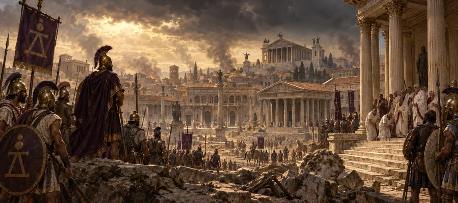 Rome beneath Punic standards