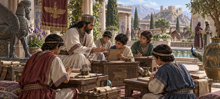 The royal scribes
