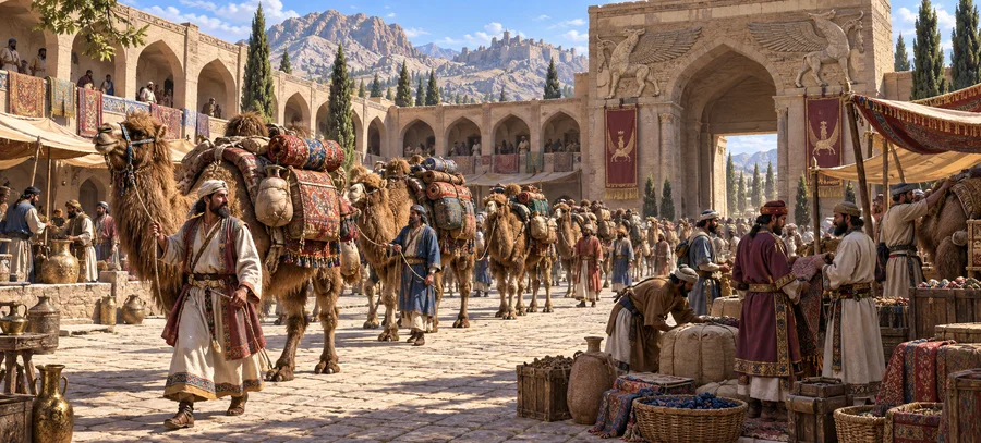 The royal caravan station