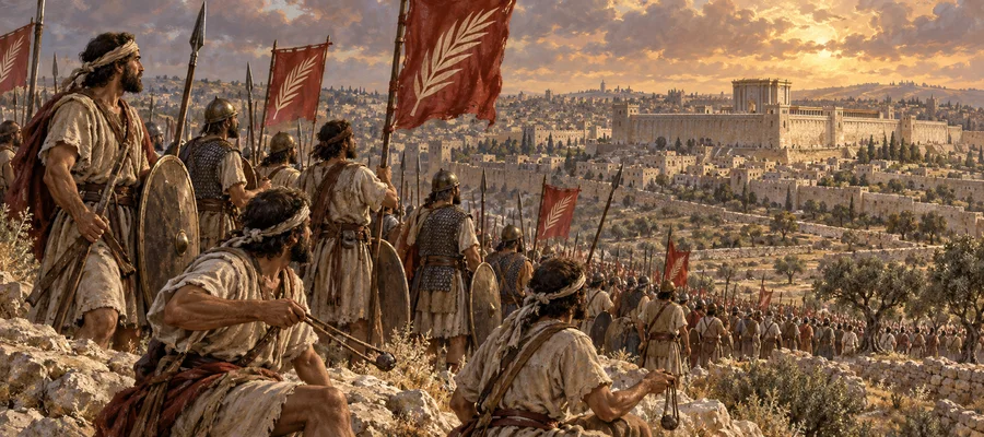 Judaea takes up arms